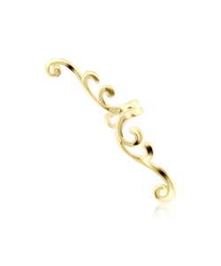 Gold Plated Sleek Design Ear Cuff EC-534-GP